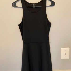Sleeveless little black dress